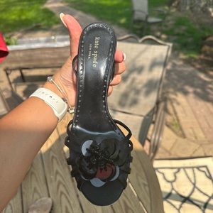 Beautiful Kate spade kitten heels floral detailing